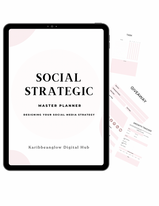 SOCIAL STRATEGIC MASTER PLANNER-Designing your social media strategy