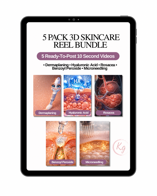 5 PACK 3D SKINCARE REEL BUNDLE