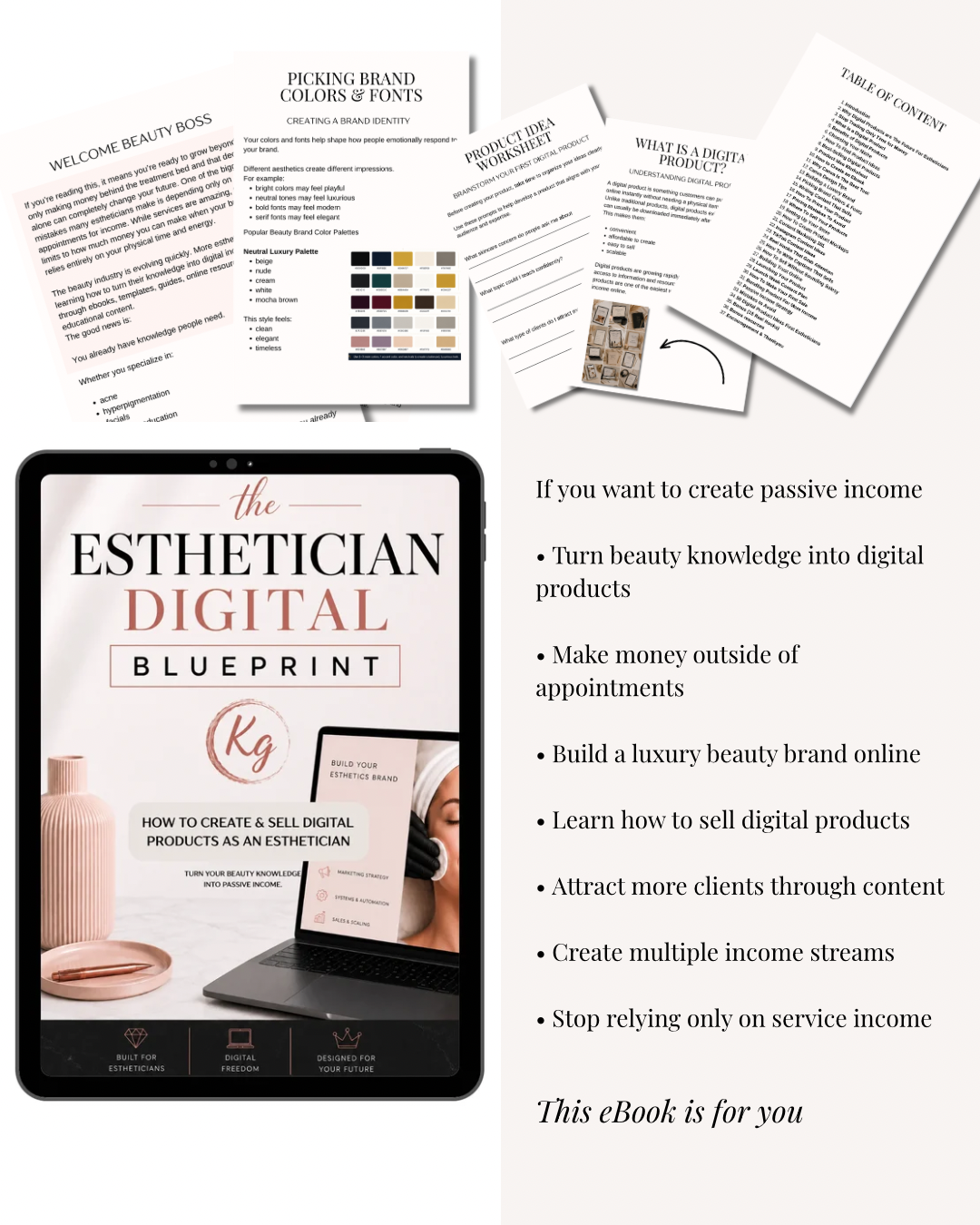 THE ESTHETICIAN DIGITAL BLUEPRINT