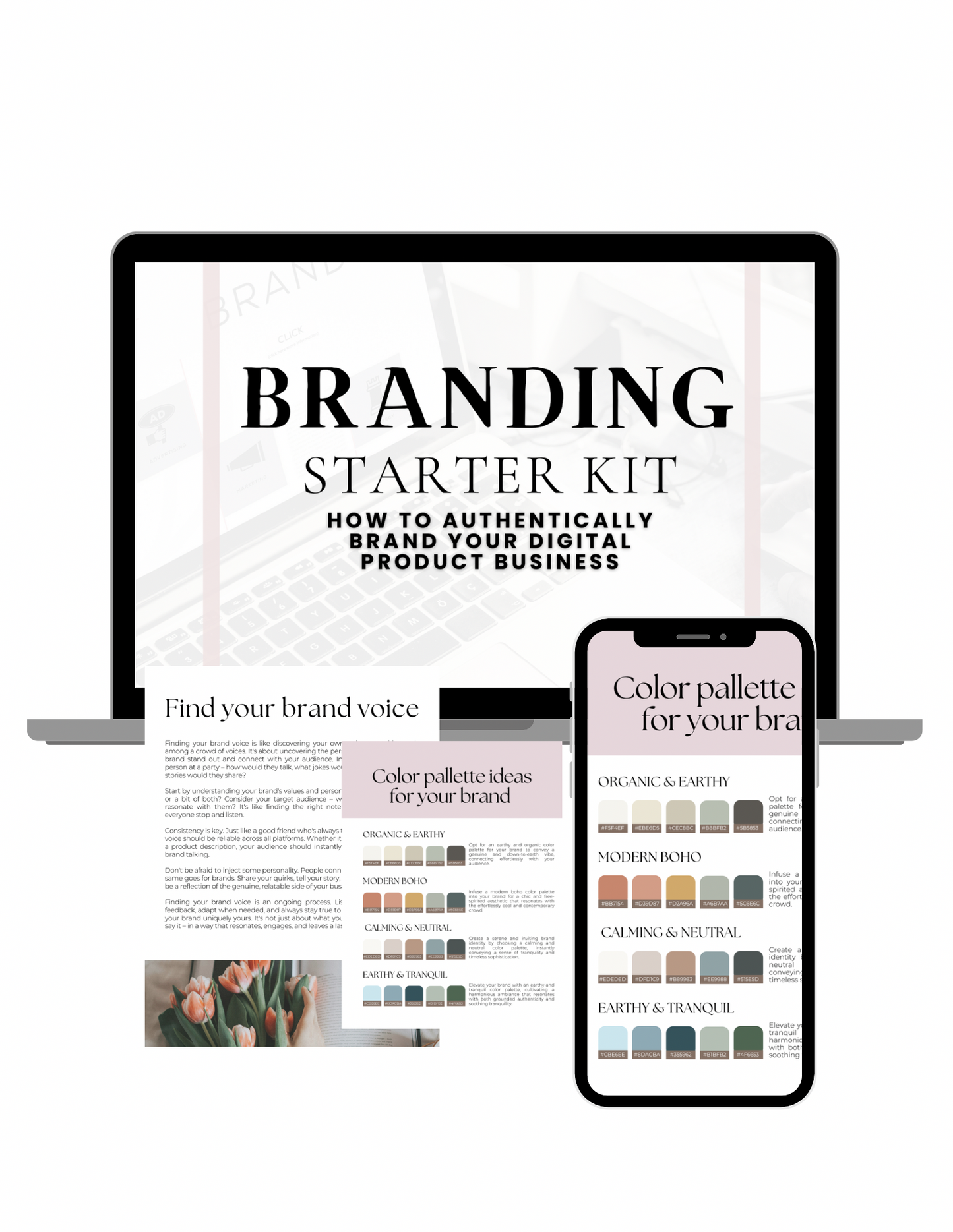 BRANDING STARTER KIT-How to authentically brand your digital product business